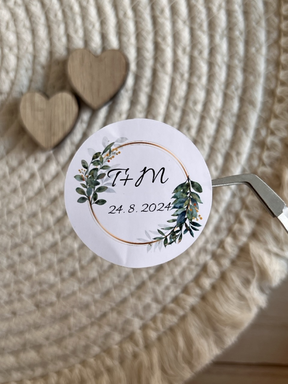 Svatební samolepky - typ Thalia